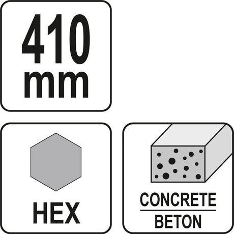 HEX SELF SHARPENING CHISEL (YT-47380)