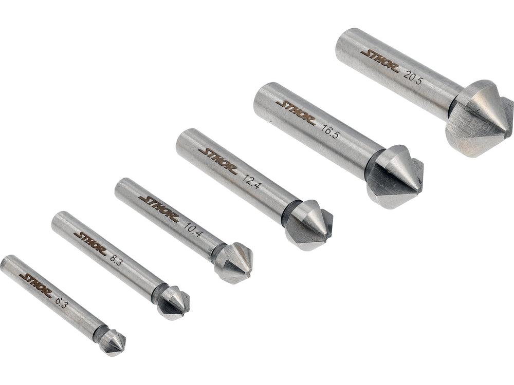 COUNTERSINK SET 6PCS 6.3-20.5MM (22710)