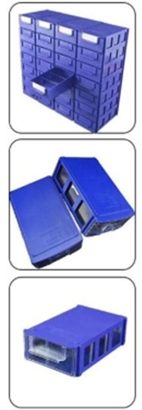 STACKABLE PLASTIC HARDWARE STORAGE BOX | 14.5X9.5X5 CM (SPB145)