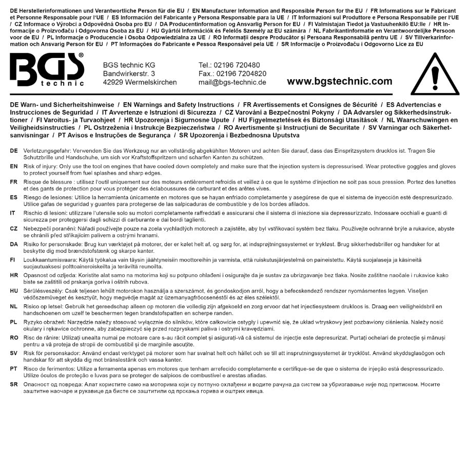 INJECTOR PULLER CLAW | FOR BGS 62635 (62635-1)