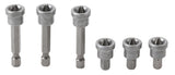 BIT SET WITH DEPTH STOP | FOR PLASTERBOARD | 6.3 MM (1/4") DRIVE | CROSS SLOT PH 2 | 6 PCS. (50406)
