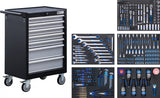 WORKSHOP TROLLEY | 7 DRAWERS | WITH 354 TOOLS (6077)