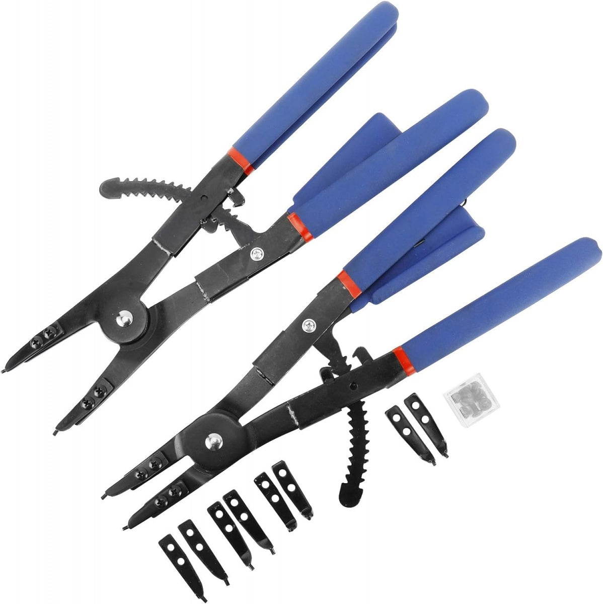 SNAP RING PLIERS SET | INTERCHANGEABLE TIPS | 400 MM (SK32170)
