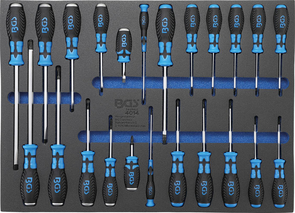 TOOL TRAY 3/3: SCREWDRIVER SET | 23 PCS. (4014)