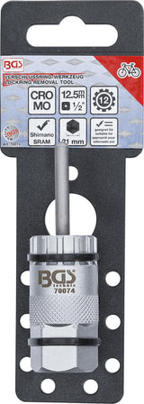 CASSETTE LOCKRING SOCKET | WITH CENTER PIN (70074)