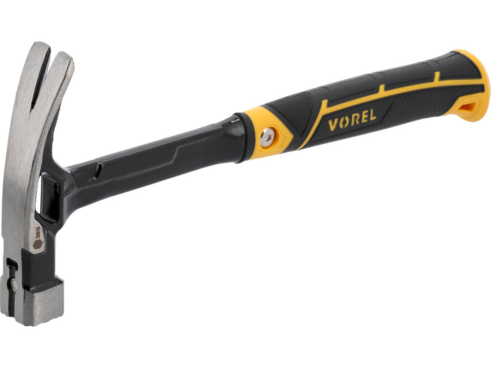 CLAW HAMMER WITH METAL HANDLE 450G 16OZ (32610)