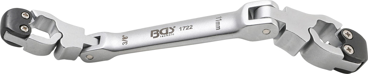 BRAKE PIPE WRENCH WITH RATCHETING FUNCTION | 10 X 11 MM (1722)