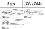 PLIERS, 3PCS SET (YT-55463)