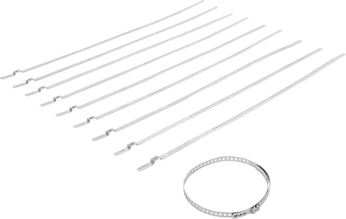 AXLE BOOT CLAMP SET | STAINLESS STEEL | 7 MM | 50 - 120 MM | 10 PCS. (70328)