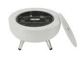 STEEL FIRE PIT 3IN1 WITH GRID 43.5CM (99718)
