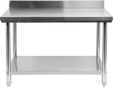 FOLDABLE WORK TABLE WITH BACKSPLASH (YG-09021)