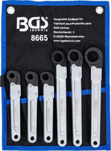 LINE RATCHET WRENCH SET | 6 PCS. (8665)