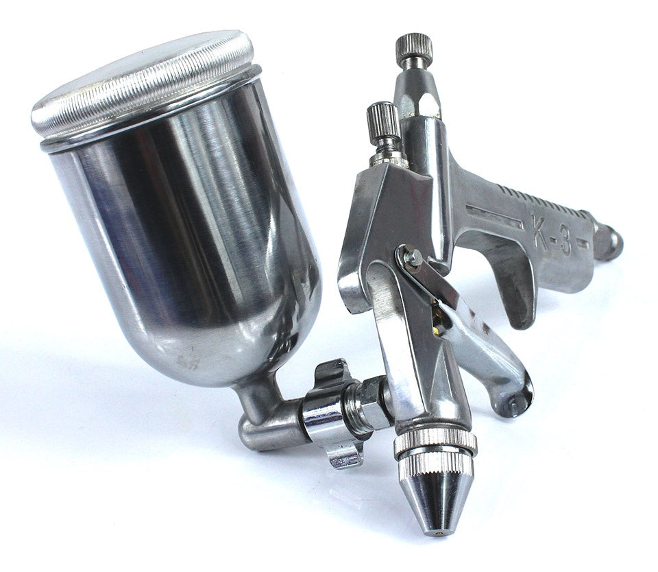 PAINT SPRAY GUN WITH SIDE CUP | 200 ML | Ø 0.5 MM (K-3F)