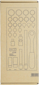 TOOL TRAY 1/3: SOCKET SET | 12.5 MM (1/2") | 27 PCS. (4126)