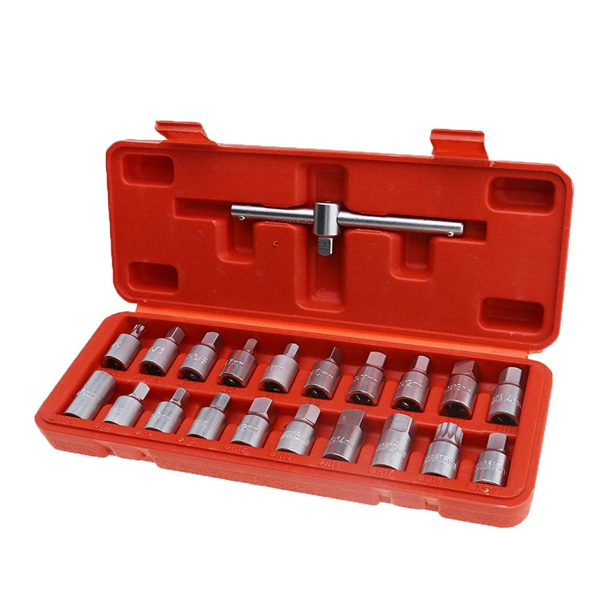 BITS FOR UNSCREWING OIL DRAIN PLUGS | 10 MM (3/8") | 21 PCS. (SK1460B)