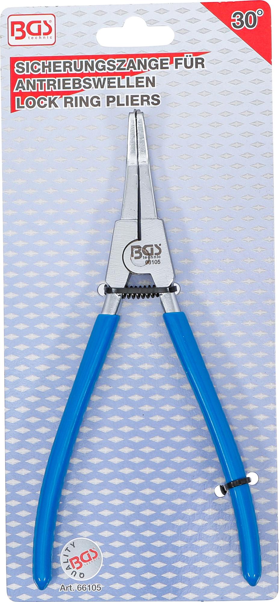 LOCK RING PLIERS FOR DRIVE SHAFTS | 30° BENT (66105)