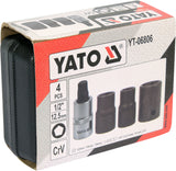 PENTAGON BRAKE SOCKET BIT SET (YT-06806)