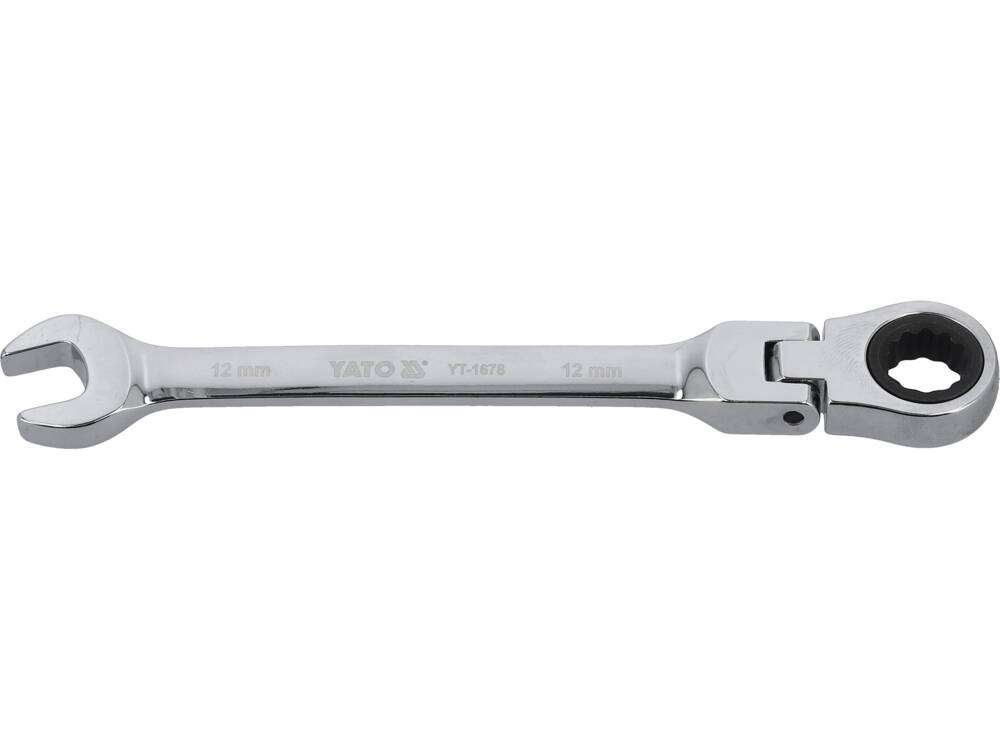 FLEX. RATCHET COMBINATION WRENCH 12MM (YT-1678)