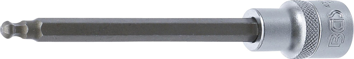 BIT SOCKET | LENGTH 140 MM | 12.5 MM (1/2") DRIVE | INTERNAL HEXAGON WITH BALL HEAD 6 MM (4258-6)