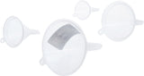 FUNNEL SET | FOOD SAFE | Ø 55 - 125 MM | 4 PCS. (70191)