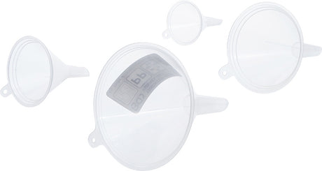 FUNNEL SET | FOOD SAFE | Ø 55 - 125 MM | 4 PCS. (70191)
