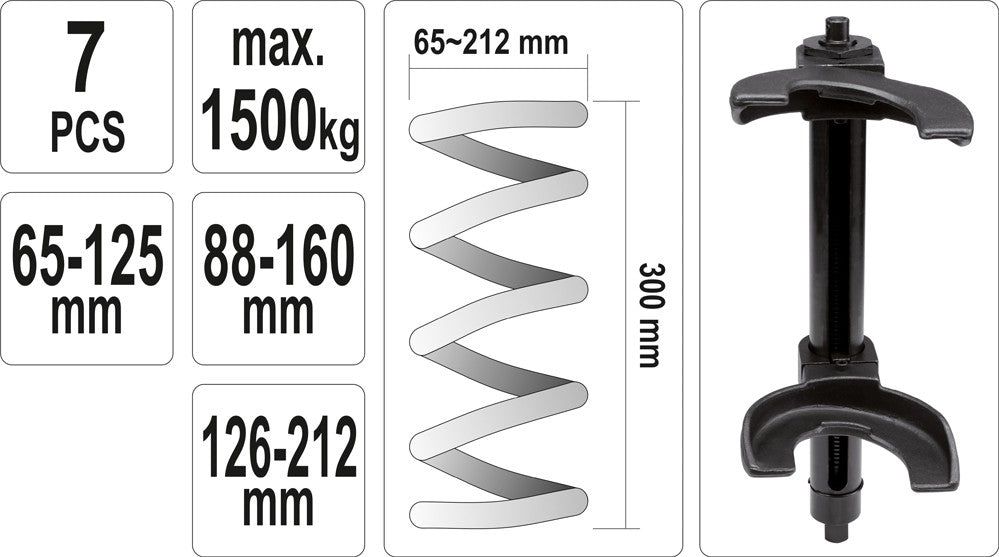 INTERCH.FORK SPRING COMPRESSOR /REM.TOOL (YT-2536)