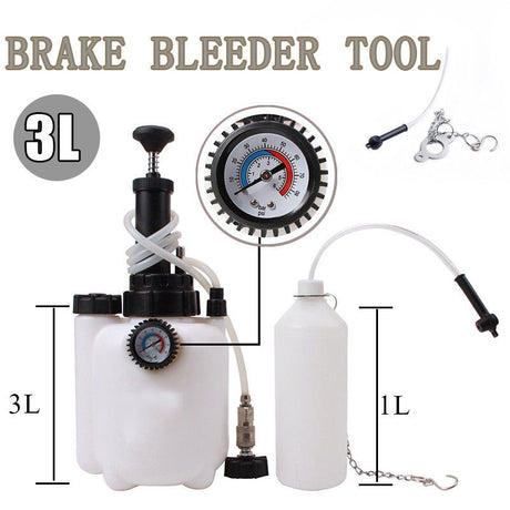 BRAKE BLEEDER TOOLS | 3 L PUMP AND 1 L FLUID BLEEDER TANK | 2 PCS. (SK9044)