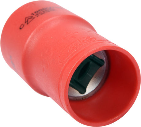 INSULATED HEXAGONAL SOCKET 21MM 3/8" VDE (YT-21021)
