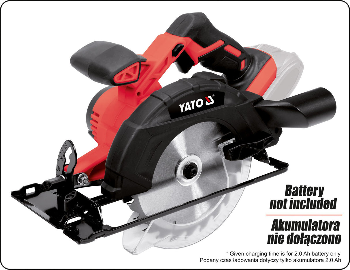 CIRCULAR SAW 18V 165MM - BODY (YT-82811)