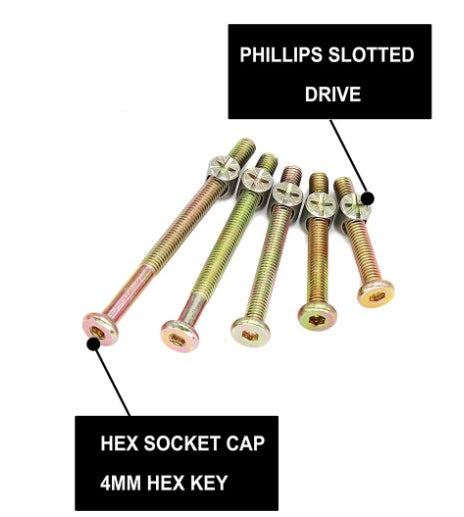 CYLINDER HEAD SCREW SET | WITH HEX HEAD | 50 PCS. (SCN50)