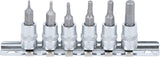 BIT SOCKET SET | 6.3 MM (1/4") DRIVE | INTERNAL HEXAGON 1.5 - 6 MM | 6 PCS. (5151)