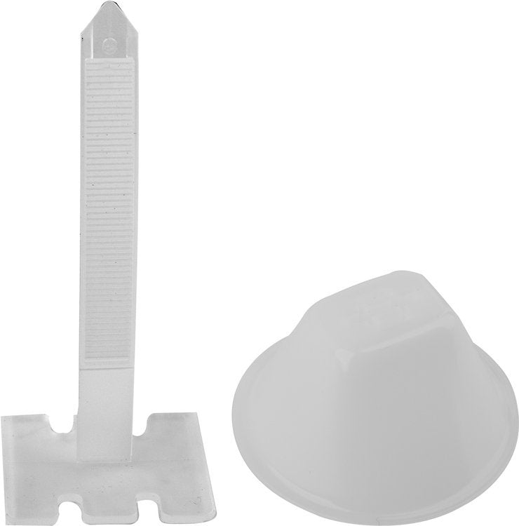 TILE LEVELING SYSTEM / STRIPS AND CUPS FOR TILE LEVELING | 50+50 PCS | 100 PCS. (04683)