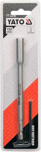 EXTENSION FOR FLAT WOOD DRILL BITS 150MM (YT-3256)