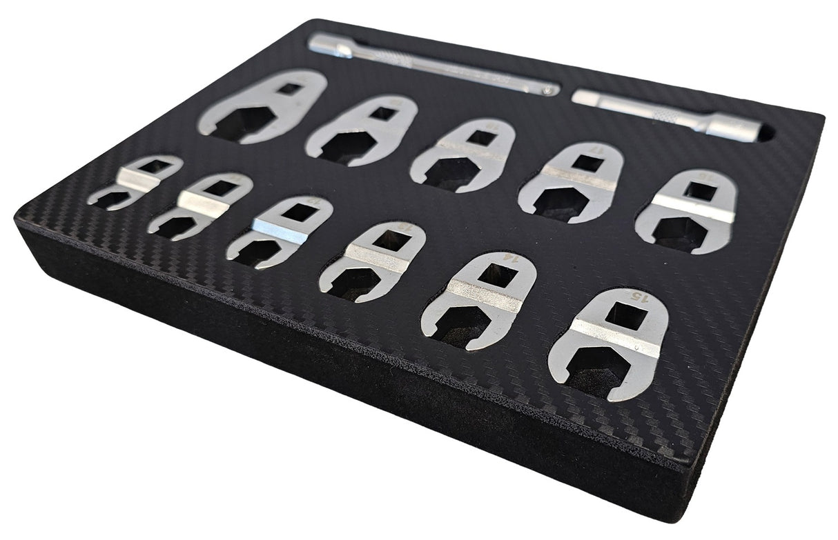 SIDE WRENCH SET | 10 MM (3/8") | CR-MO | 10 - 22 MM | 13 PCS. (SK82913S)