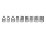 TORX SOCKET SET E10-E24 9PCS (YT-0521)