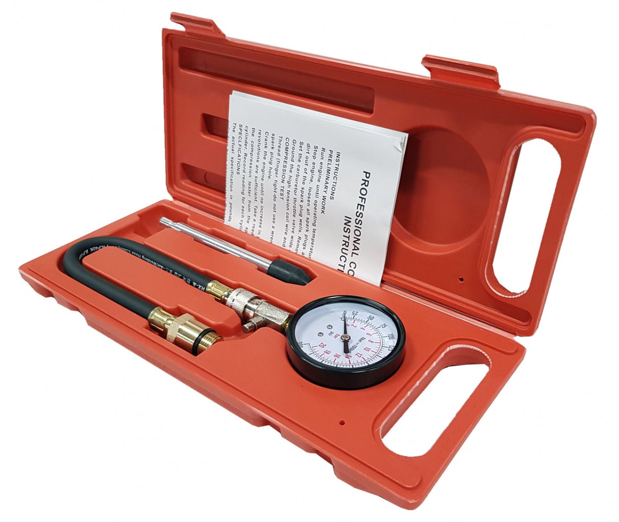 COMPRESSION TESTER WITH RIGID AND FLEXIBLE CONNECTOR (TK-9176)