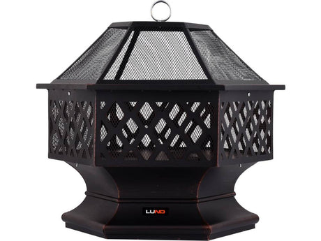 DECORATIVE STEEL FIRE PIT 70*60*63CM (99913)