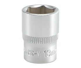 SOCKET 13MM 1/4" 6PT CV REGULAR (YT-1412)