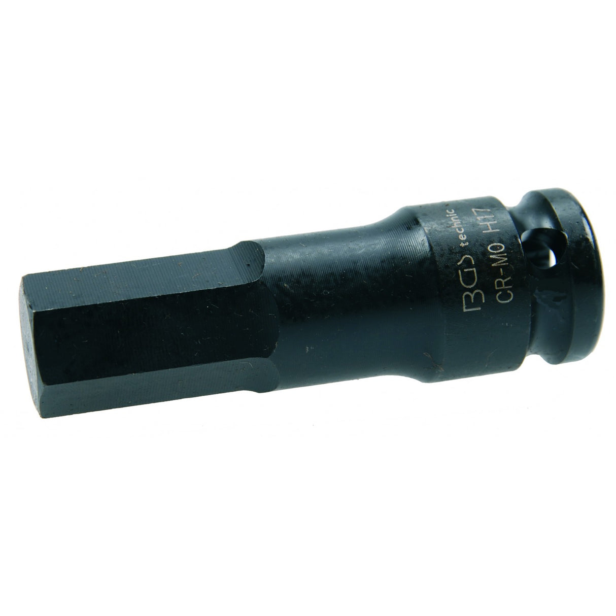 IMPACT BIT SOCKET | LENGTH 75 MM | 12.5 MM (1/2") DRIVE | INTERNAL HEXAGON 17 MM (5481-M17)