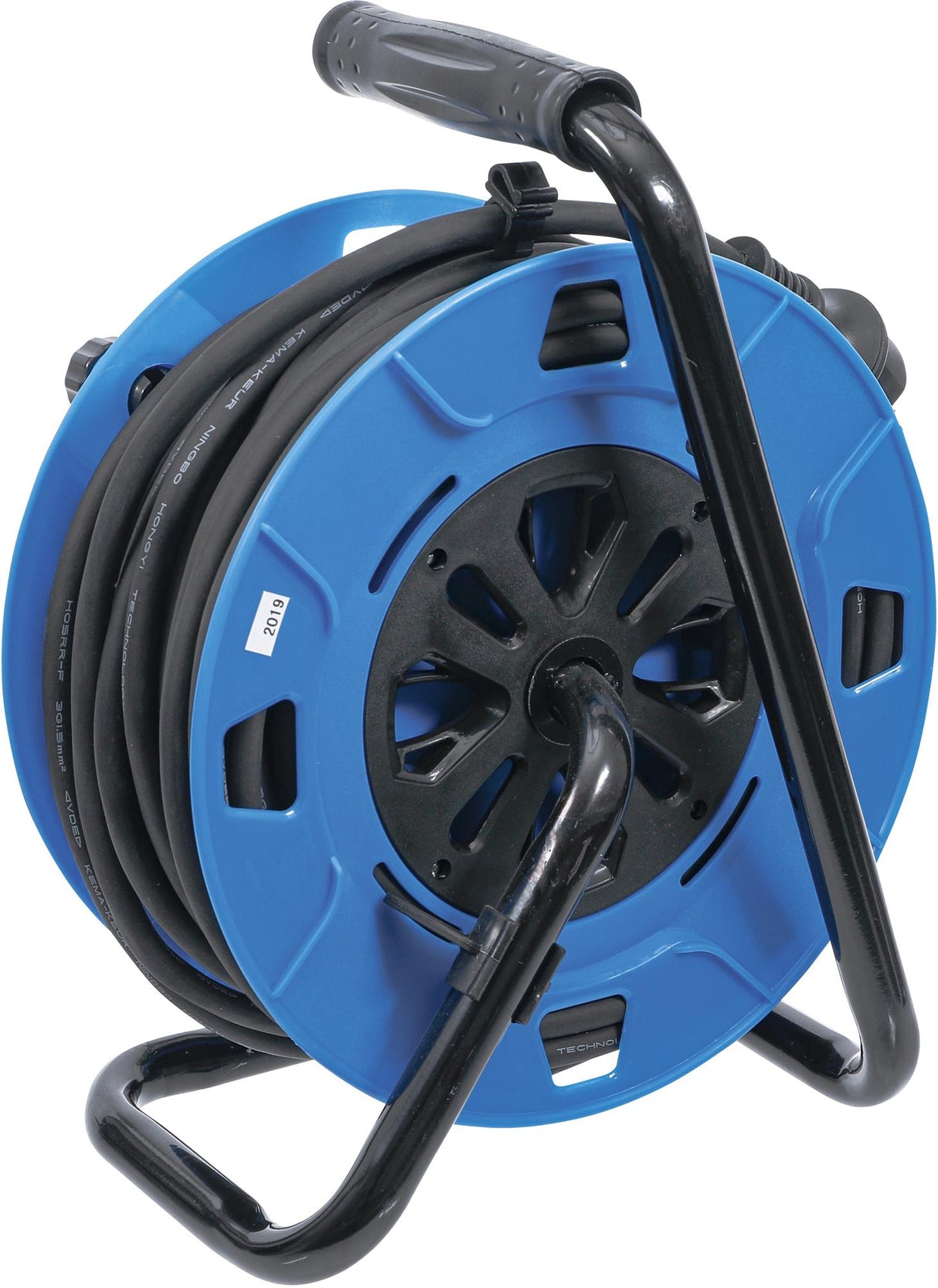 CABLE REEL | 25 M | 3 X 1.5 MM² | 4 SOCKET OUTLETS WITH SEALING CAP | IP 44 | 3500 W (3375)