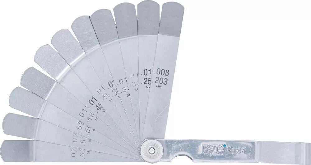 PRECISION FEELER GAUGES, BENT | 12 BLADES (3184)