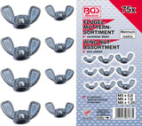 WING NUT ASSORTMENT | 75 PCS. (8133)