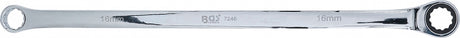RATCHET RING WRENCH AND RING SPANNER | EXTRA LONG | 16 MM (7246)
