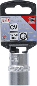 SOCKET, SUPER LOCK | 12.5 MM (1/2") DRIVE | 19 MM (2419)