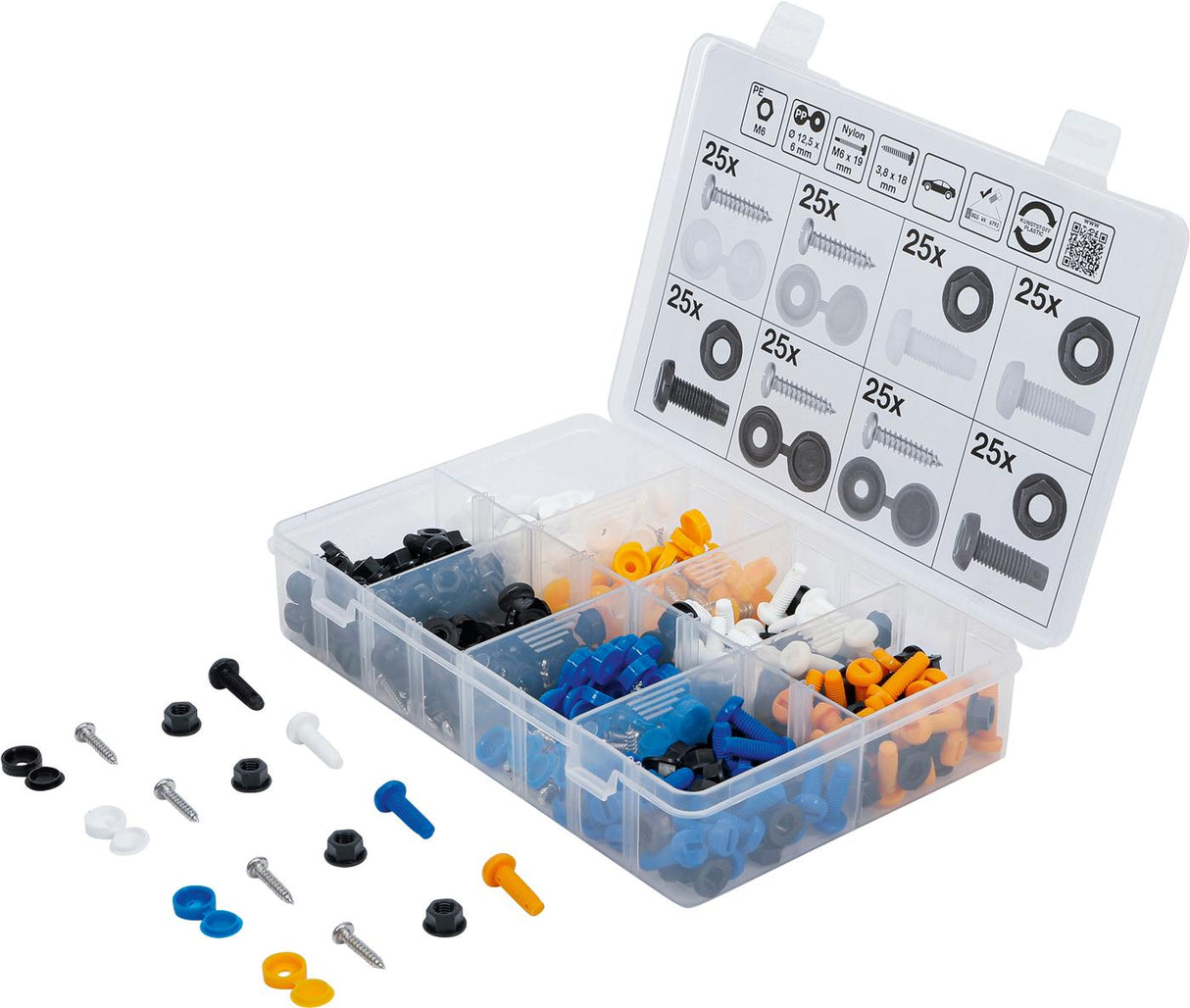SCREW NUT AND COVERING CAP ASSORTMENT | 400 PCS. (6793)