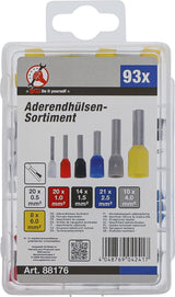 FERRULES ASSORTMENT | INSULATED | 93 PCS. (88176)