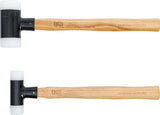 DEAD BLOW HAMMER SET | HICKORY HANDLE | SOFT HEAD | Ø 30 / 45 MM | 300 / 550 G | 2 PCS. (1859)