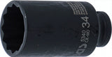 IMPACT SOCKET, 12-POINT, DEEP | 12.5 MM (1/2") DRIVE | 34 MM (5340)