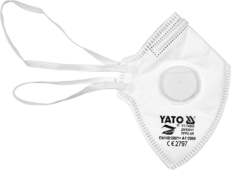 DUST MASKS WITH VALVE | CERTIFIED FFP3 | 5 PCS. (YT-74982)