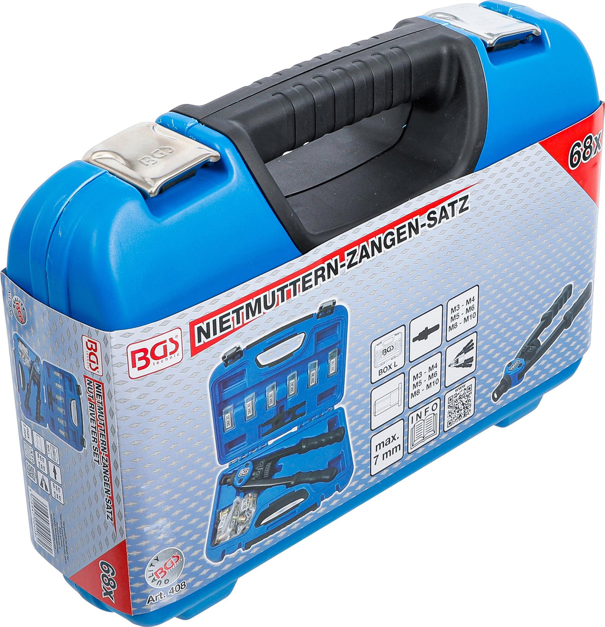 NUT RIVETER | M3 - M10 | 68 PCS. (408)
